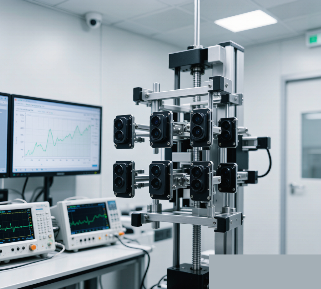 Module reliability testing scene
